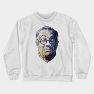 An old man with bandage on his nose Crewneck Sweatshirt